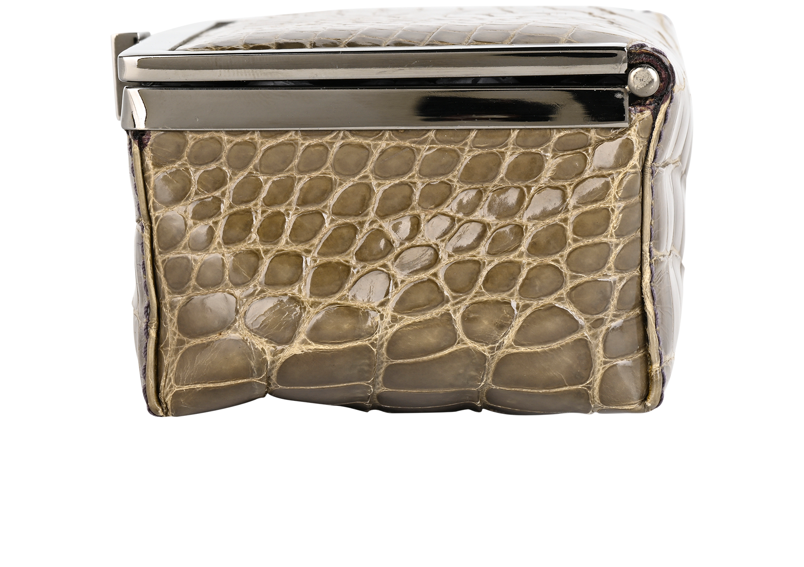 Gucci Mini Vanity Case, &pound;220, Accessories, Green, Leather, Bottom view